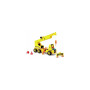 CAMION GRU mobile CRANE & CONSTRUCTION SET in legno GIOCO cantiere HAPE E3083 età 2+