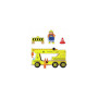 CAMION GRU mobile CRANE & CONSTRUCTION SET in legno GIOCO cantiere HAPE E3083 età 2+