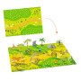 CREA CON GLI ADESIVI riposizionabili ANIMALI kit artistico STICKERS djeco DJ00044 età 3+