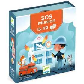 SOS MISSION gioco da tavolo CON CARTE E DADI djeco DJ00831 età 5+