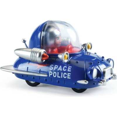 SPACE POLICE macchinina CRAZY MOTORS in metallo DJECO DJ05457 età 3+