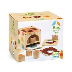 BOX BASIC scatola delle forme GIOCO DI INCASTRI in legno DJECO DJ06219 età 18 mesi +