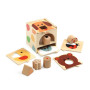 BOX BASIC scatola delle forme GIOCO DI INCASTRI in legno DJECO DJ06219 età 18 mesi +