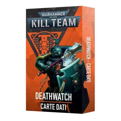 DEATHWATCH mazzo di carte dati KILL TEAM warhammer 40k IN ITALIANO età 12+
