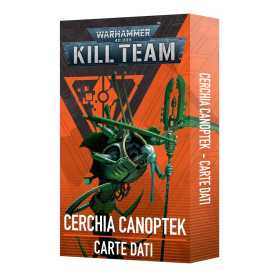 CERCHIA CANOPTEK mazzo di carte dati per KILL TEAM warhammer 40k IN ITALIANO età 12+