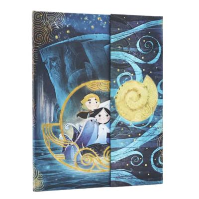 DIARIO pagina bianca SONG OF THE SEA copertina rigida LA CANZONE DEL MARE taccuino ULTRA paperblanks BIANCO chiusura magnetica