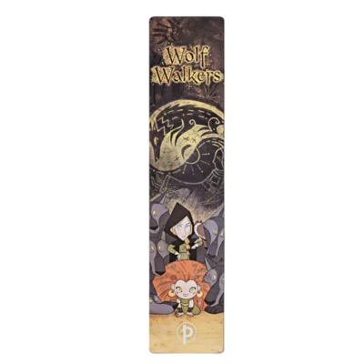 SEGNALIBRO bookmark WOLFWALKERS in cartone IL POPOLO DEI LUPI paperblanks