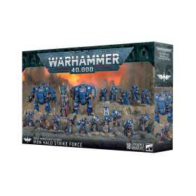 FORZA D'ATTACCO da battaglia AUREOLA DI FERRO space marines BATTLEFORCE iron halo strike force WARHAMMER 40K età 12+