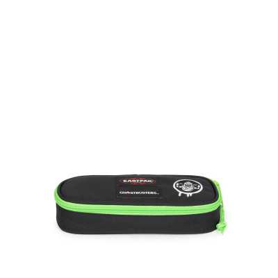 ASTUCCIO eastpak OVAL SINGLE portapenne GHOSTBUSTERS PATCHES con zip NERO