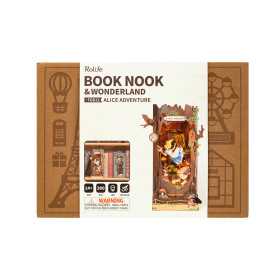FALL INTO WONDER rolife ROBOTIME in legno BOOK NOOK con luce TGB12 età 14+
