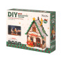 TWINKLING CHRISTMAS HOUSE rolife ROBOTIME in legno DIY MINIATURE HOUSE da montare DS036 età 14+