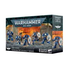 TERMINATOR ASSAULT SQUAD squadra d'assalto SPACE MARINES miniatura WARHAMMER 40K età 12+