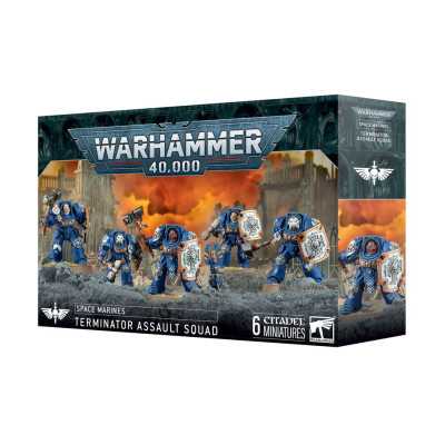 TERMINATOR ASSAULT SQUAD squadra d'assalto SPACE MARINES miniatura WARHAMMER 40K età 12+
