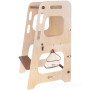 TORRE DI OSSERVAZIONE montessoriana 3 IN 1 montessori IN LEGNO classic world CON LAVAGNA O TAVOLINO età 12 mesi +