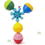 BORSA CON 48 PERLE E ACCESSORI gioco sensoriale LALABOOM montessori MOTRICITA' età 10 mesi +