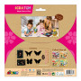 SCRATCH E CINIGLIA magic butterflies FARFALLE MAGICHE kit artistico AVENIR età 3+