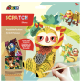 SCRATCH E CINIGLIA sloths BRADIPI kit artistico AVENIR età 3+