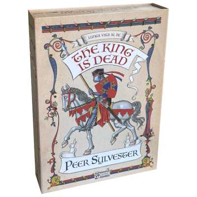 THE KING IS DEAD gioco da tavolo IN ITALIANO studio supernova LUNGA VITA AL RE età 14+