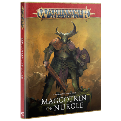 TOMO DA GUERRA del caos MAGGOTKIN OF NURGLE manuale IN ITALIANO warhammer AGE OF SIGMAR età 12+