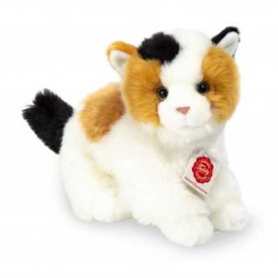 GATTO TABBY calico ALTO 24 CM cats collection TEDDY HERMANN pupazzo PELUCHE età 3+