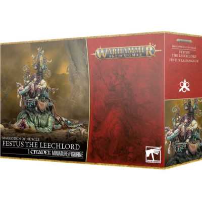 FESTUS il signore delle sanguisughe THE LEECHLORD miniatura MAGGOTKIN OF NURGLE warhammer AGE OF SIGMAR età 12+