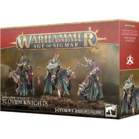 CAVALIERI TUMIDI set di miniature SLOVEN KNIGHTS citadel MAGGOTKIN OF NURGLE warhammer AGE OF SIGMAR età 12+