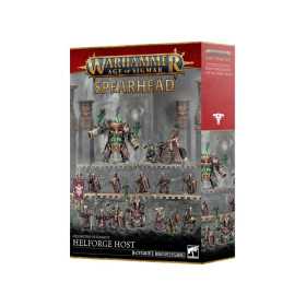SCHIERA FORGIA INFERNALE set di miniature HELSMITHS OF HASHUT spearhead ARMY SET warhammer AGE OF SIGMAR età 12+