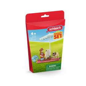 GITA AL LAGO CON HANNAH pocket set FARM WORLD miniature in resina SCHLEICH 42751 età 5+