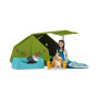AVVENTURA IN CAMPEGGIO CON KIM pocket set FARM WORLD miniature in resina SCHLEICH 42745 età 5+