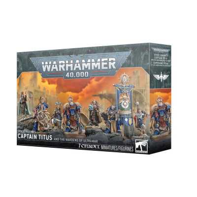 CAPITANO TITUS E I GUARDIANI DI ULTRAMAR captain titus and the wardens of ultramar WARHAMMER 40K età 12+