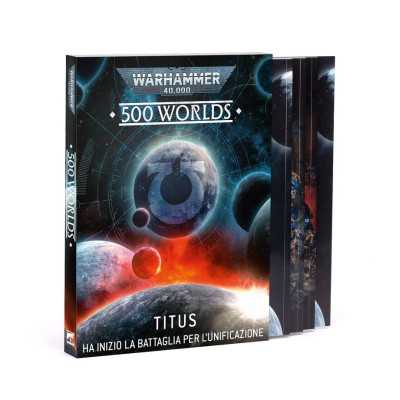 500 WORLDS the battle for unity begins TITUS espansione per warhammer 40k IN ITALIANO età 12+