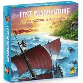 LA MALEDIZIONE DI JACK PARROT gioco da tavolo LOST IN ADVENTURES dv giochi IN ITALIANO età 10+