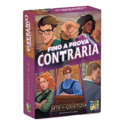 SETE DI GIUSTIZIA gioco da tavolo FINO A PROVA CONTRARIA dv giochi IN ITALIANO età 12+
