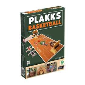 PLAKKS BASKETBALL gioco di abilità IN LEGNO pallacanestro portatile BASKET età 7+
