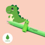 PENNA CANCELLABILE GEL erasable pen DINOSAURO dinosaur LEGAMI ricaricabile INCHIOSTRO VERDE