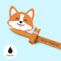 PENNA CANCELLABILE GEL erasable pen CORGI cane LEGAMI ricaricabile INCHIOSTRO NERO