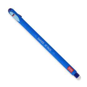 PENNA CANCELLABILE GEL erasable pen SQUALO shark LEGAMI ricaricabile INCHIOSTRO BLU