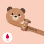 PENNA CANCELLABILE GEL erasable pen ORSO teddy bear LEGAMI ricaricabile INCHIOSTRO ROSSO