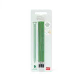 SET DI 3 RICARICHE inchiostro VERDE refills REFILL erasable pen PER PENNE CANCELLABILI gel LEGAMI