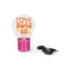 LAMPADA DA TAVOLO decorativa BULB FICTION legami LOVE IS IN THE AIR lampadina