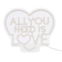 LAMPADA legami ALL YOU NEED IS LOVE led IT'S A SIGN effetto neon ACRILICO