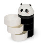 ORGANIZER DA SCRIVANIA con 3 cassetti PANDA legami KAWAII