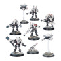 ESOSCHELETRI XV26 STEALTH battlesuits KILL TEAM set di miniature WARHAMMER 40K età 12+