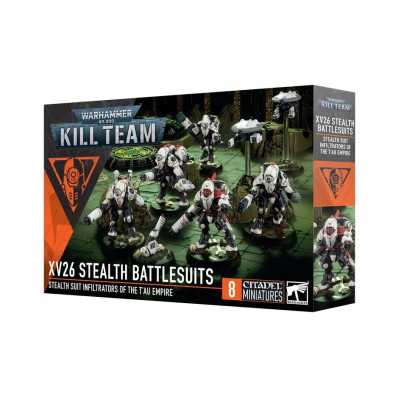 ESOSCHELETRI XV26 STEALTH battlesuits KILL TEAM set di miniature WARHAMMER 40K età 12+