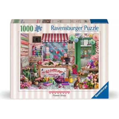 PUZZLE 1000 PEZZI ravensburger BLOSSOM FLOWER SHOP originale NEGOZIO DI FIORI