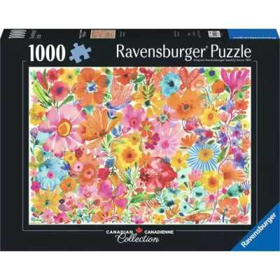 PUZZLE 1000 PEZZI ravensburger BLOSSOMING BEAUTIES originale CANADIAN COLLECTION