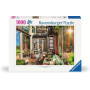 PUZZLE 1000 PEZZI ravensburger CASETTA TRA LE SEQUOIE originale REDWOOD FOREST TINY HOUSE