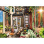 PUZZLE 1000 PEZZI ravensburger CASETTA TRA LE SEQUOIE originale REDWOOD FOREST TINY HOUSE