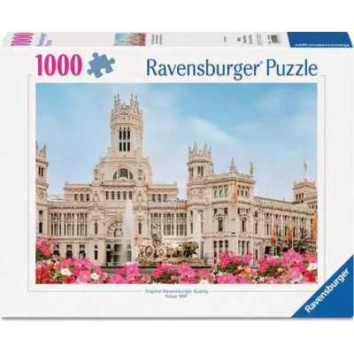 PUZZLE 1000 PEZZI ravensburger CIBELES PALACE MADRID originale PAESAGGIO SPAGNOLO