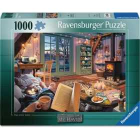 PUZZLE 1000 PEZZI ravensburger THE COSY SHED originale IL RIFUGIO ACCOGLIENTE capanno